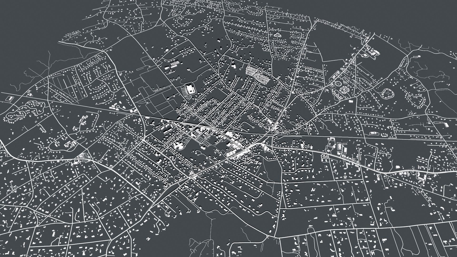 Cityscape East Hampton USA 3D model_12