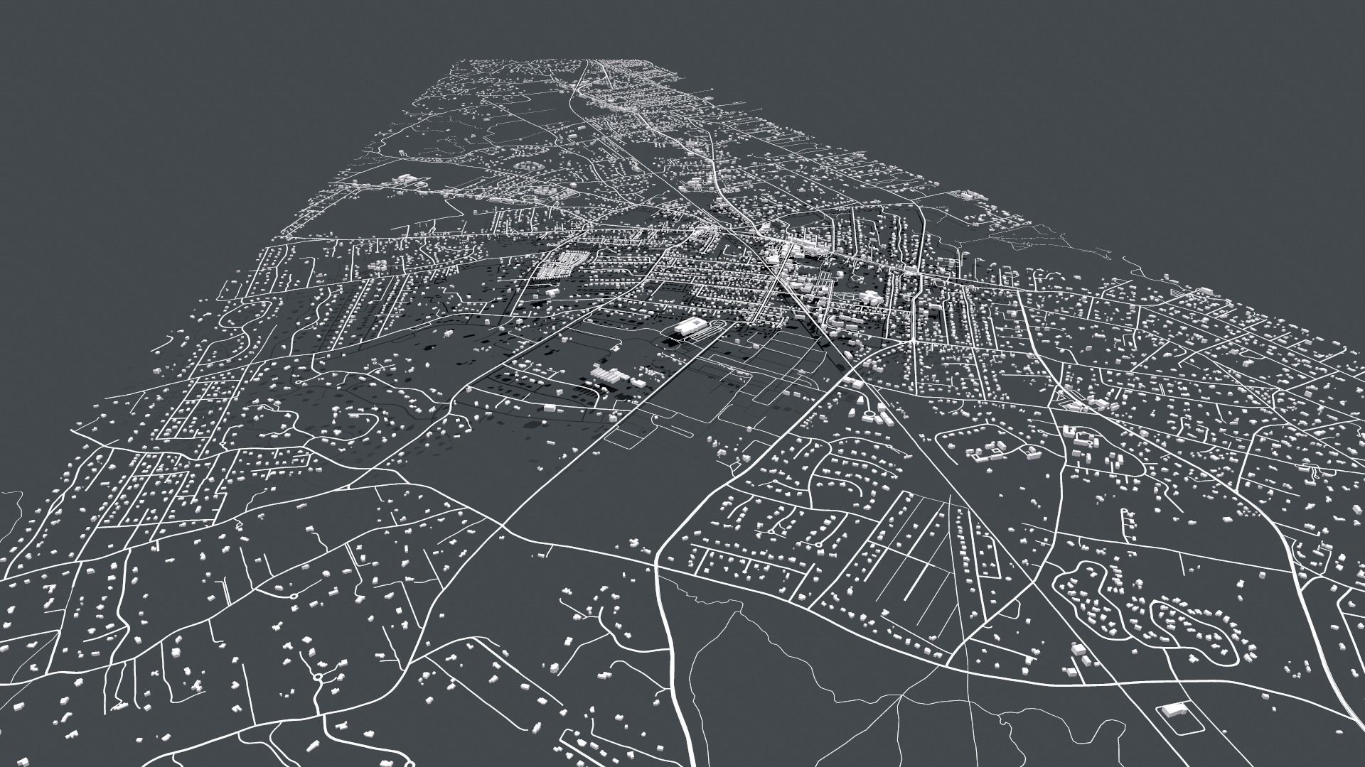 Cityscape East Hampton USA 3D model_5