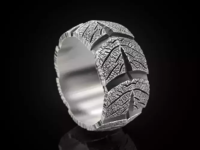 Ring of scales 3D print model