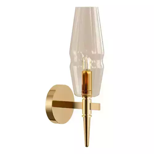 bra-maytoni-h002wl-01g-lita brass wall sconce with clear glass