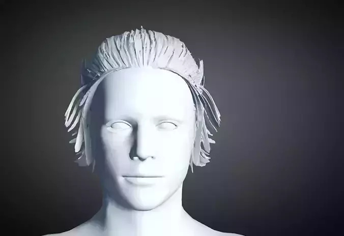 3D Hair style for Man 92 3D model