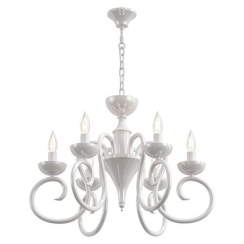 odeon-light-zefiro-3932-6 chandelier with four lights 3D model