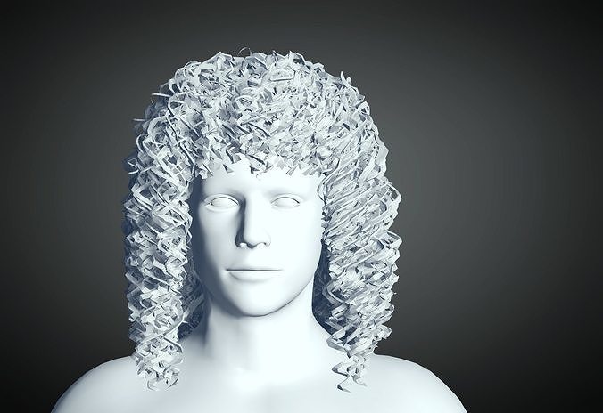 3D Hair style for Man 94 3D model 3D print model