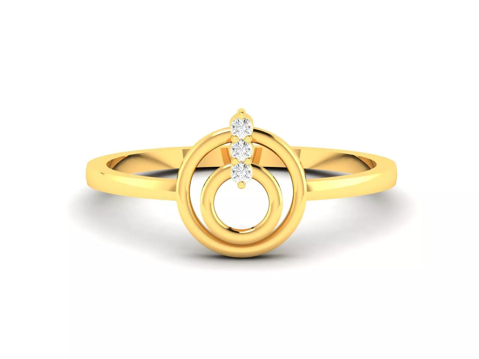 Solitaire Women Engagement Wedding Ring 3dm STL FBX OBJ Render 3D print model