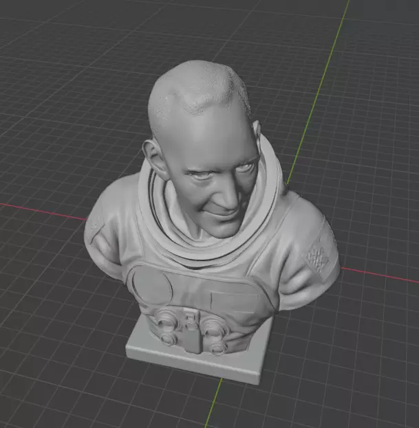 Buzz Aldrin 3D print model_2
