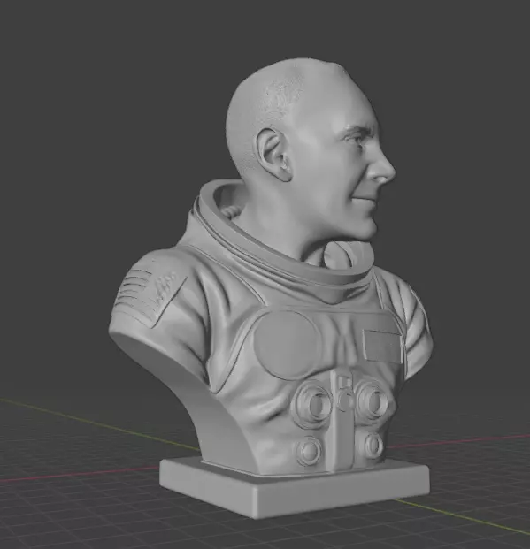 Buzz Aldrin 3D print model_14