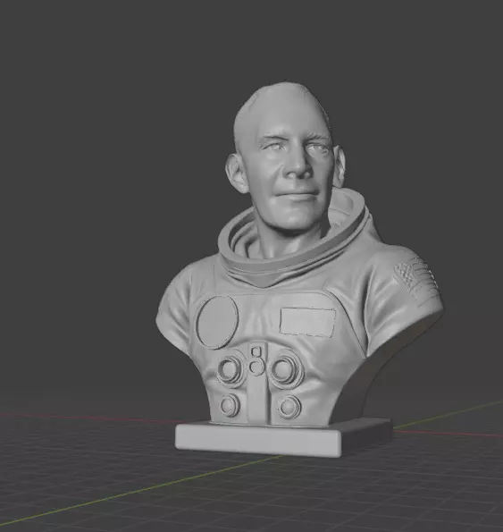 Buzz Aldrin 3D print model_1