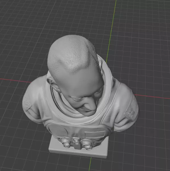 Buzz Aldrin 3D print model_9