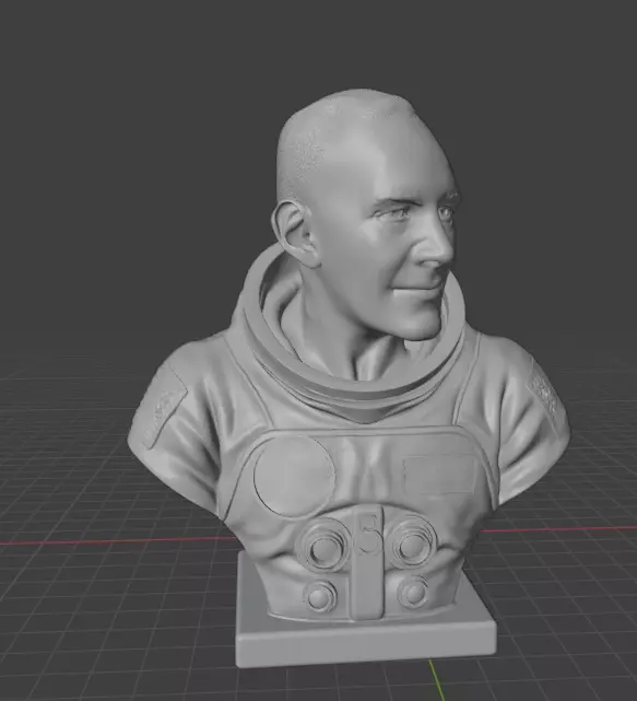 Buzz Aldrin 3D print model_11