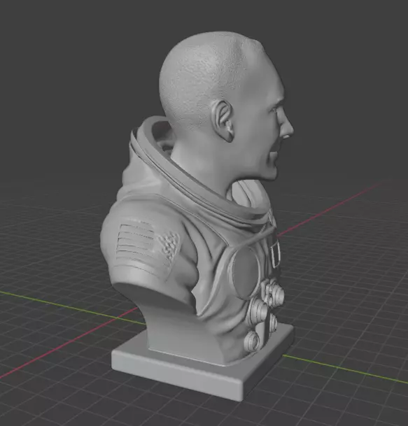 Buzz Aldrin 3D print model_15