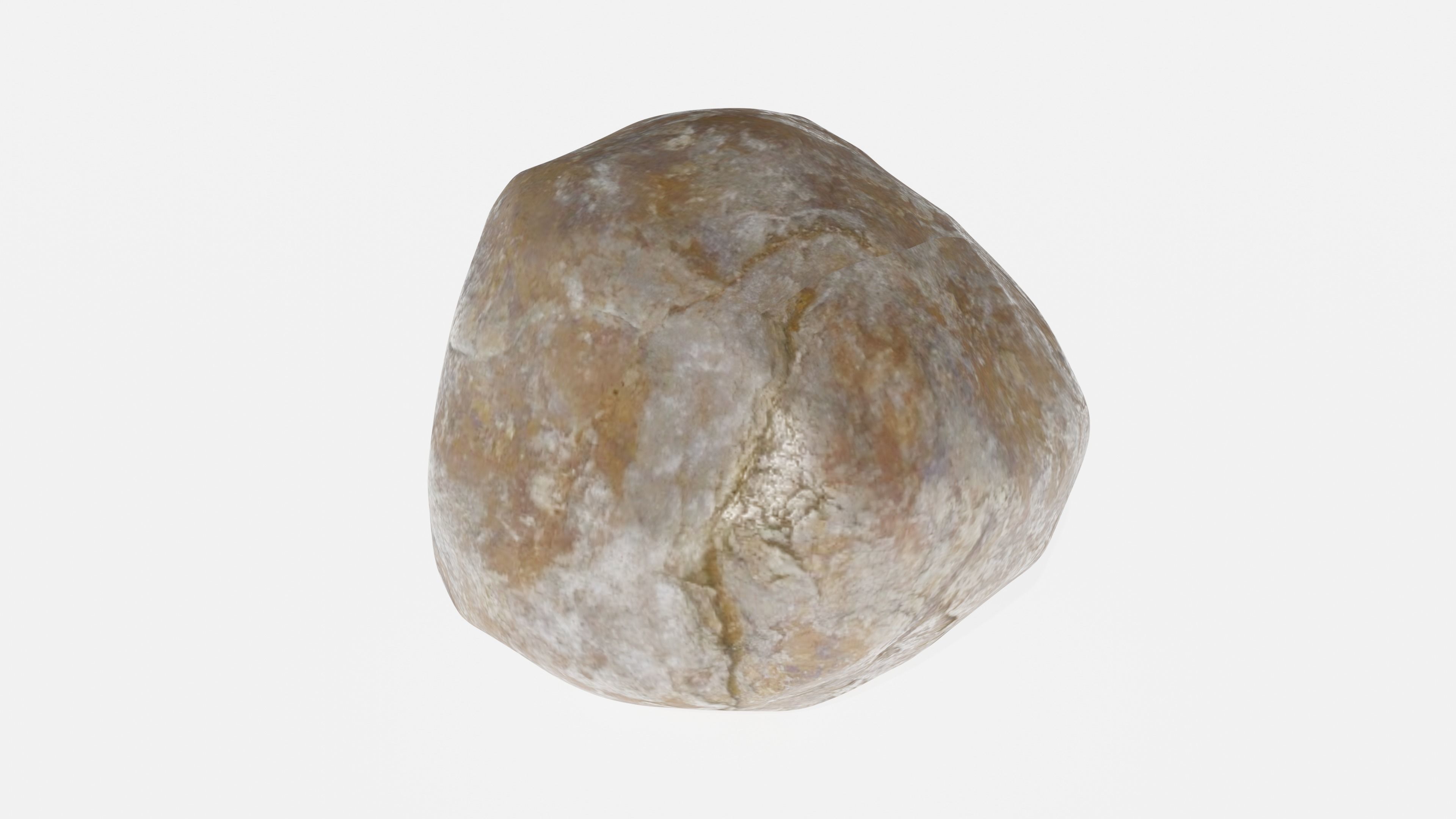 Realistic Space Rock - PBR Model 3D model_3