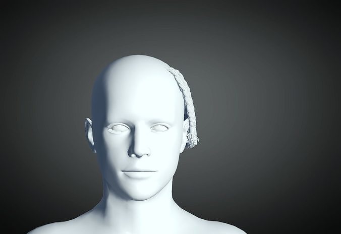 3D Hair style for Man 103 3D model 3D print model