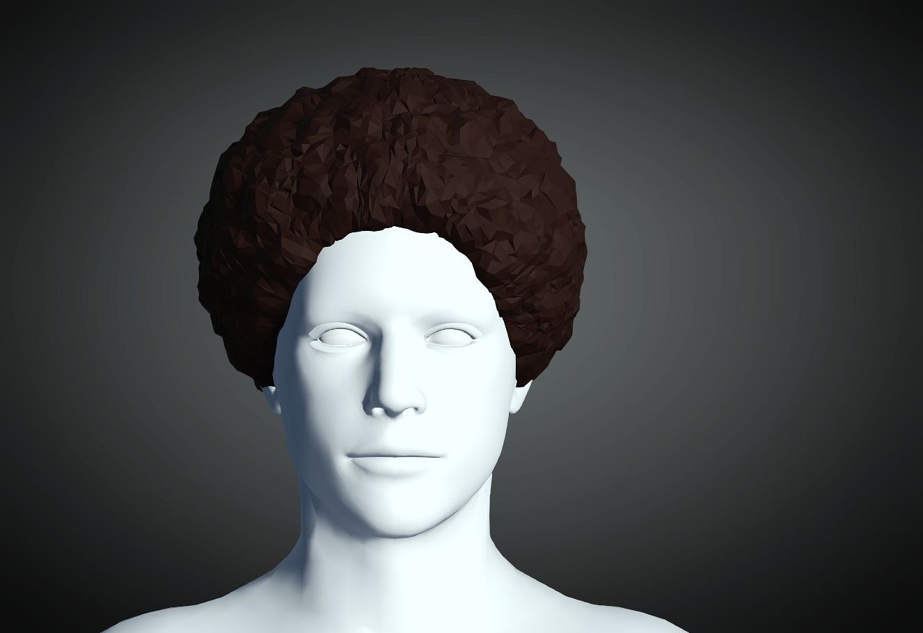 3D Hair style for Man 104 3D model 3D print model_2
