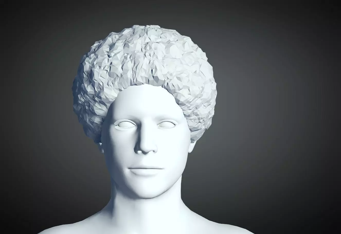 3D Hair style for Man 104 3D model 3D print model_0