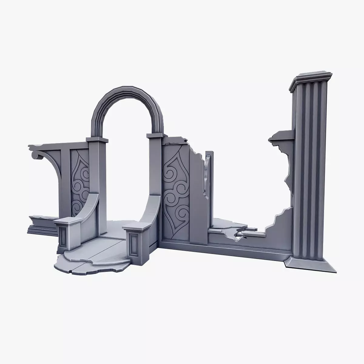 Ruins AR002 3D print model_0