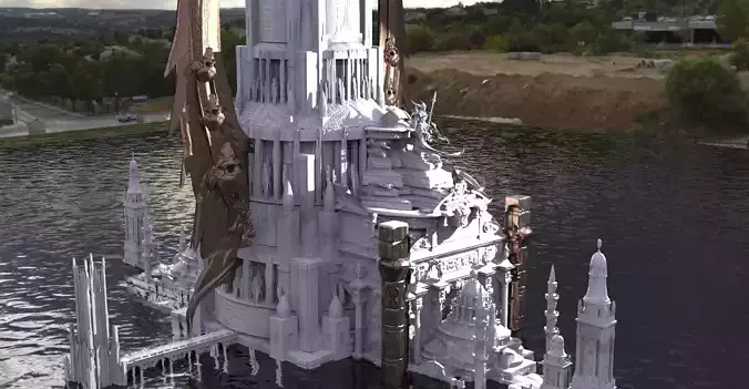 Emperors Baroque ancients stone temple 3