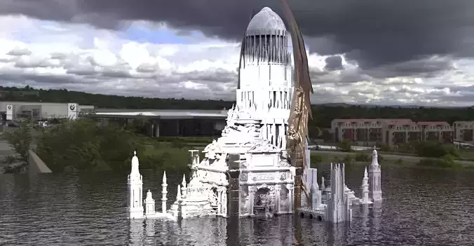 Emperors Baroque ancients stone temple 4