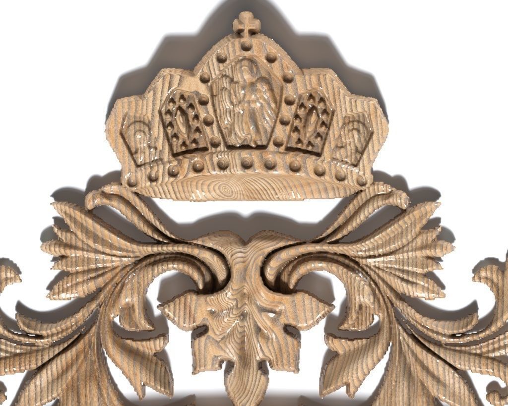 Coat of arms Ukrainian symbols-001 3D model_5