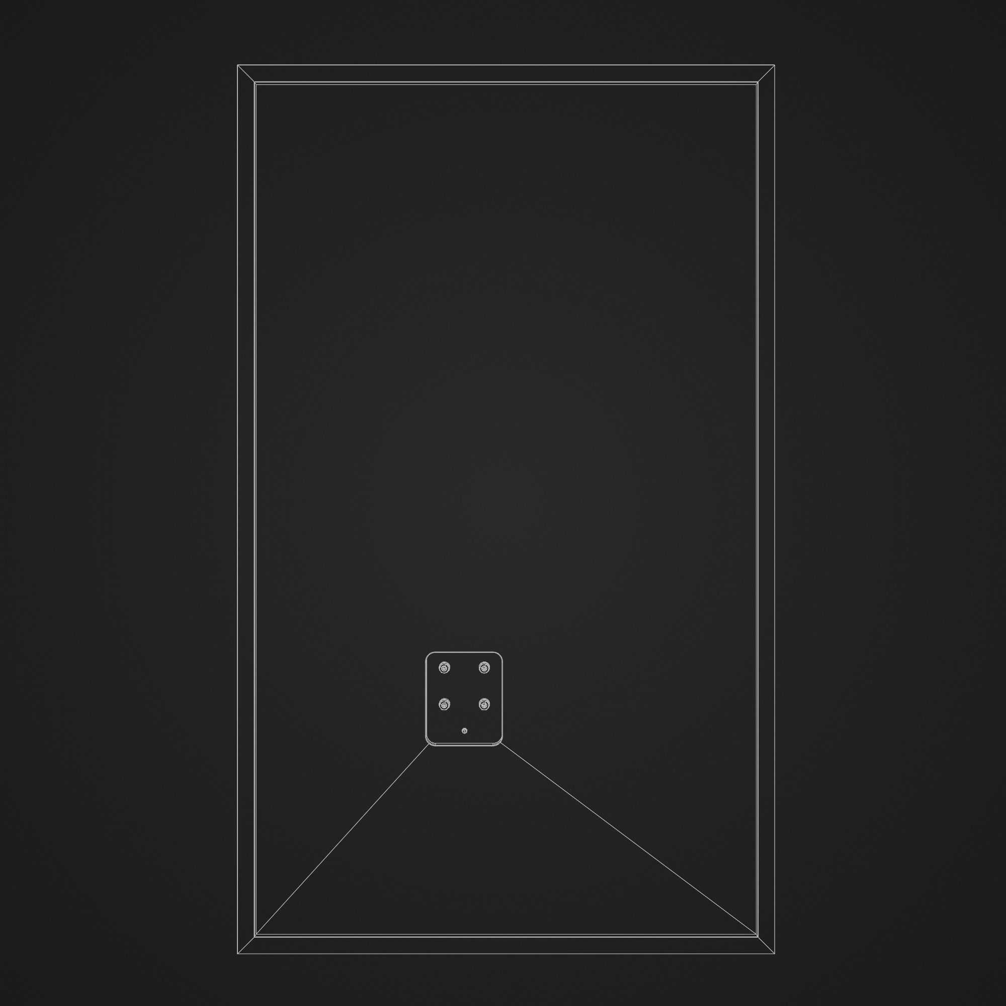 JBL 4343 Studio Monitor in Black 3D model_22