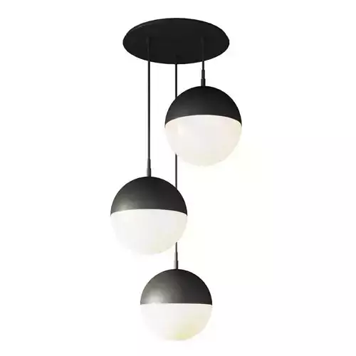 Pendant lamp copper light black pendant 3