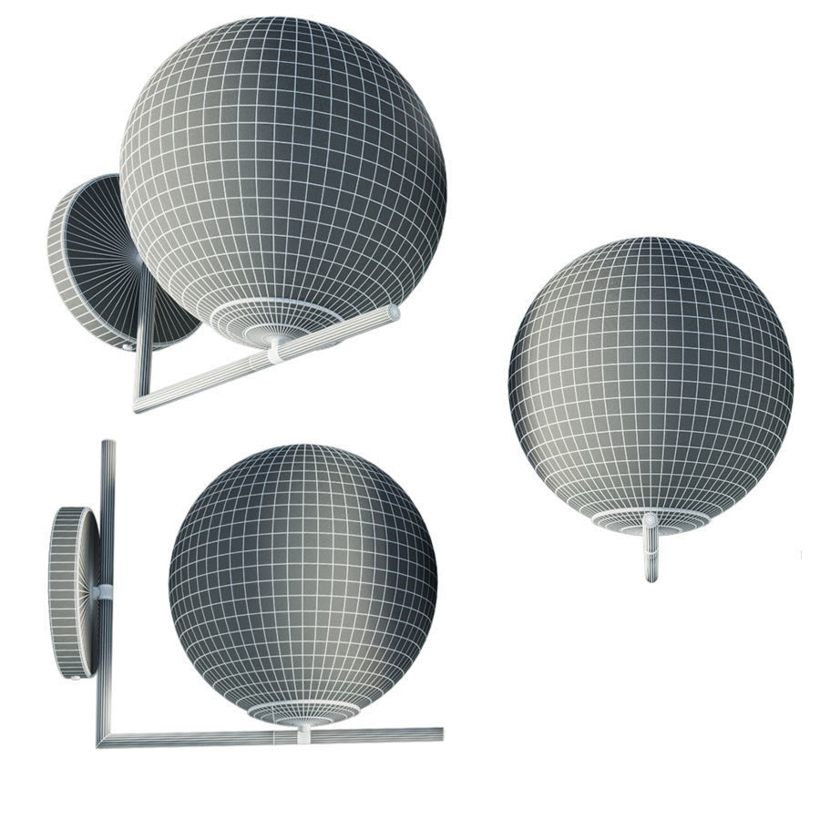 Bra flos ic lights family michael anastassiades designed 3D model_3