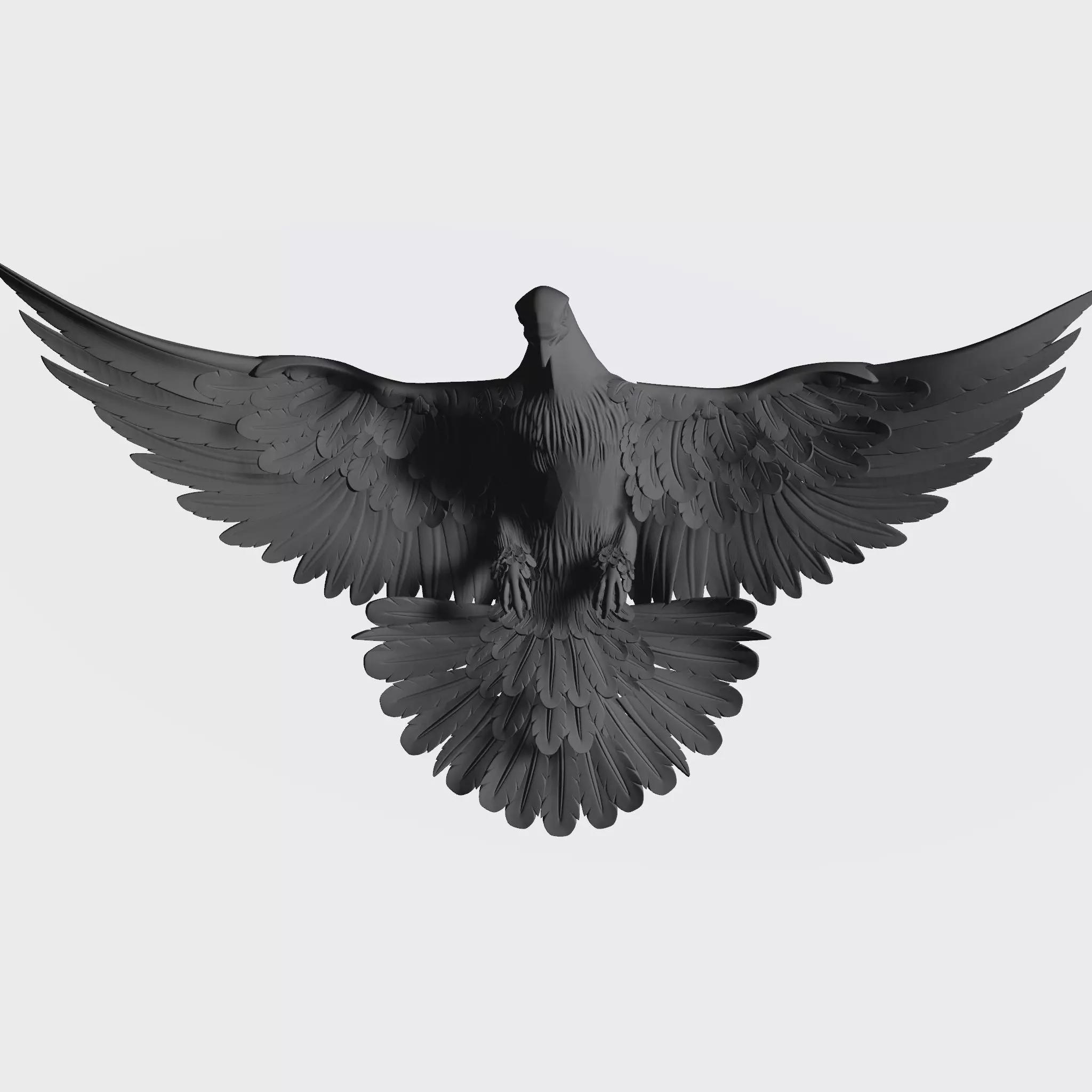 DOVE BASE RELIEF  3D print model_0