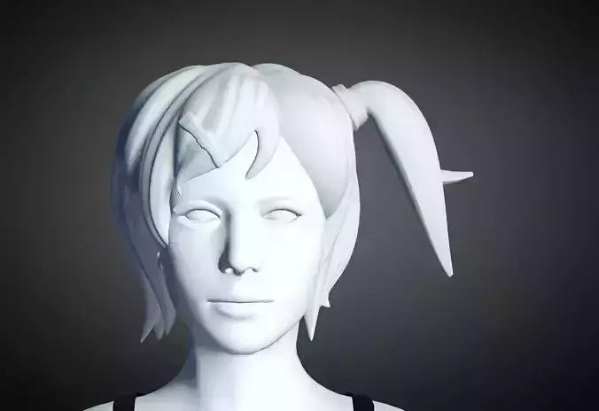 3D Hair style for Female 4 3D model