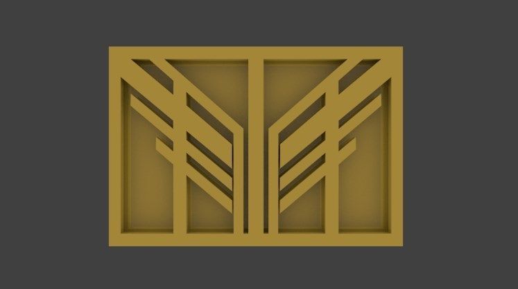 THOR LOVE AND THUNDER BELT BUCKLE  3D print model_1