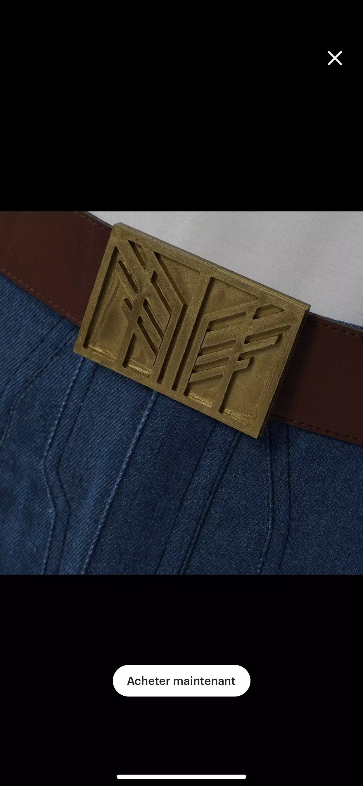 THOR LOVE AND THUNDER BELT BUCKLE  3D print model_0