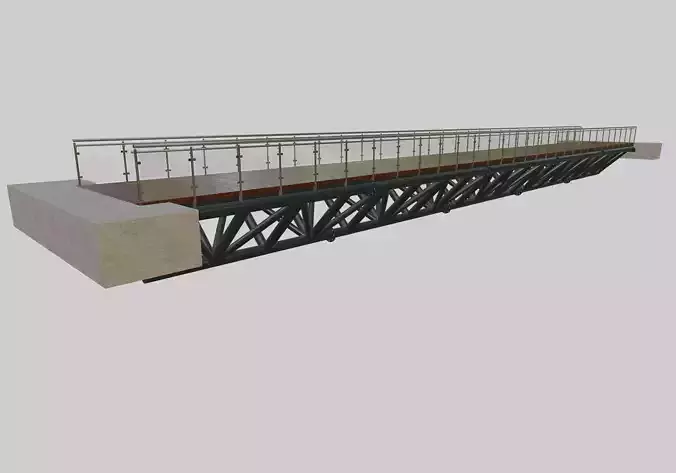 Steel Structure - Pipe Truss Bridge
