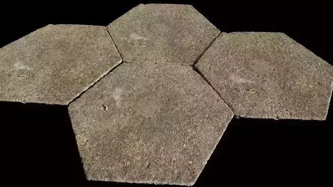 concretetile octagon of concrete