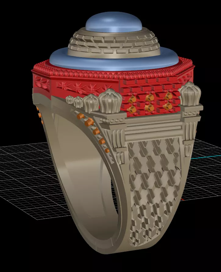 men ring Free 3D model