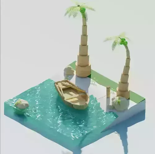 Tropical scene