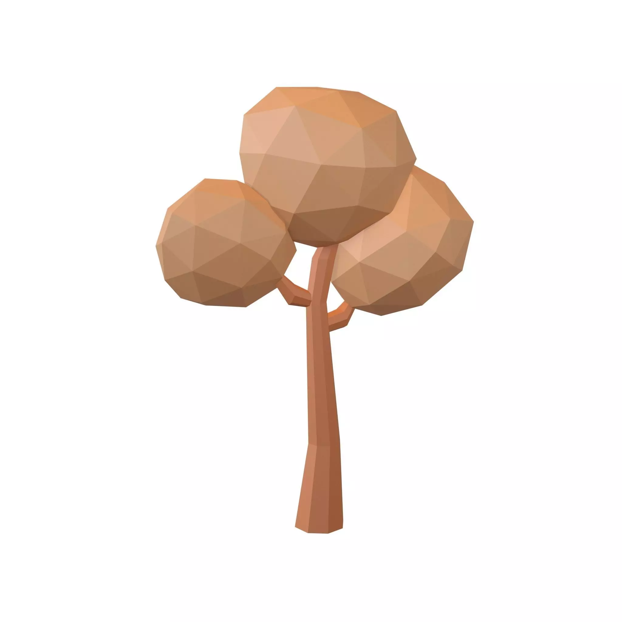 Cartoon Tree v29 004 Low-poly 3D model_0