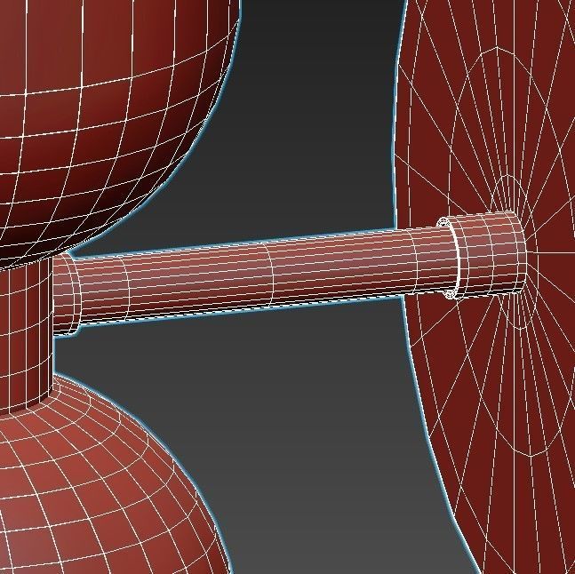 Favourite-Amusing-2877-1W wall sconce with clear glass shade 3D model_4