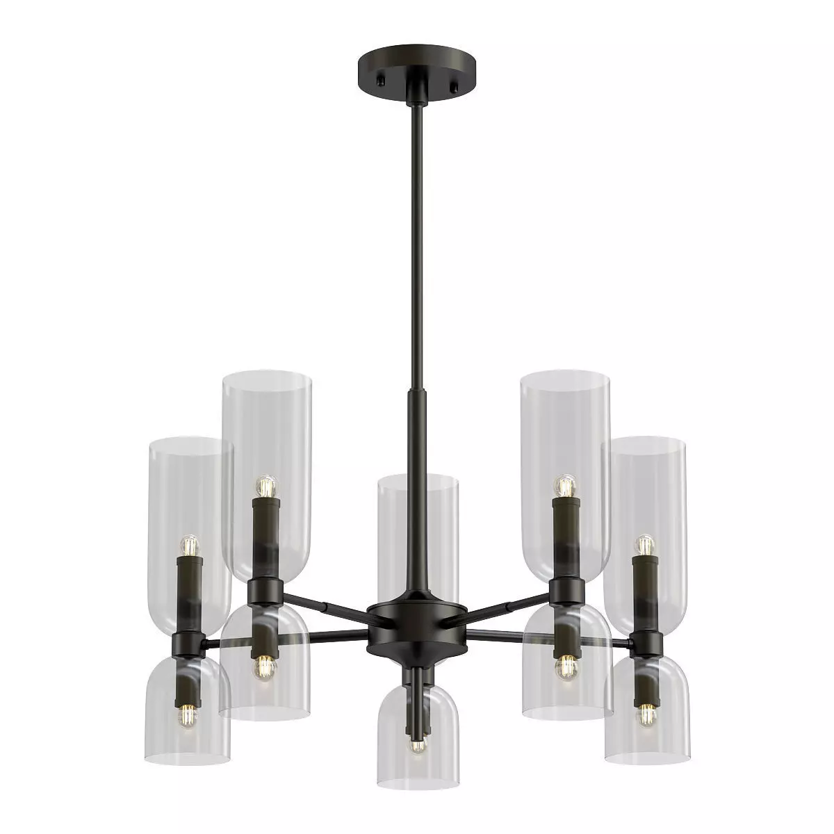 Favourite-Amusing-2877-5P modern chandelier with clear glass ... 3D model_0