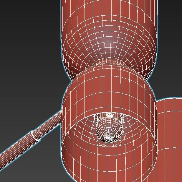 Favourite-Amusing-2877-5P modern chandelier with clear glass ... 3D model_4