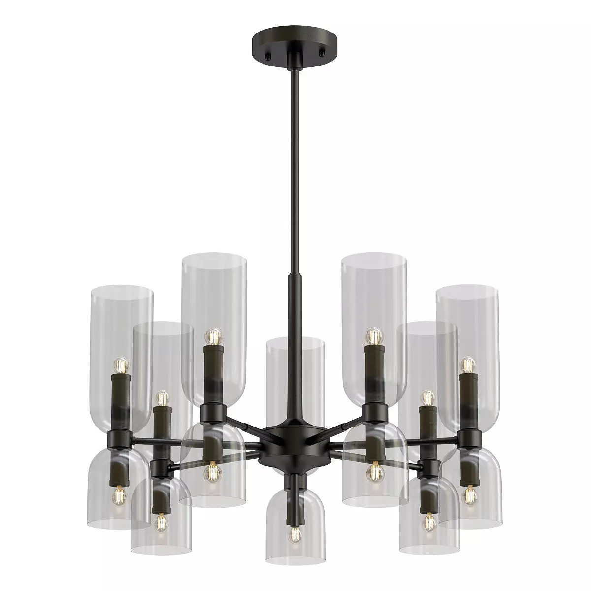 Favourite-Amusing-2877-7P light chandelier with clear glass c... 3D model