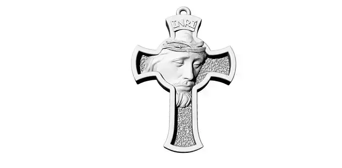 Jesus Cross pendant medallion jewelry 