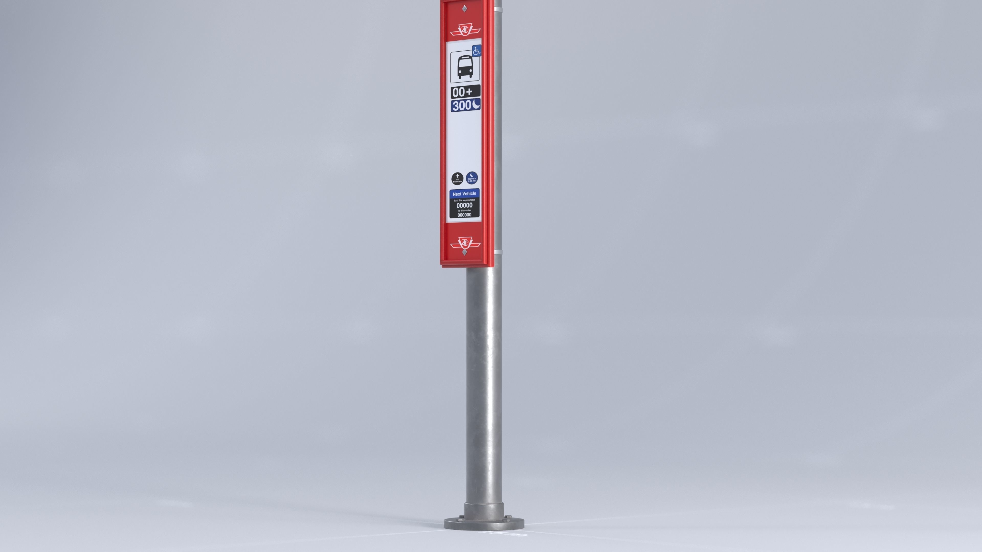 Toronto Bus Stop 03 3D model_3
