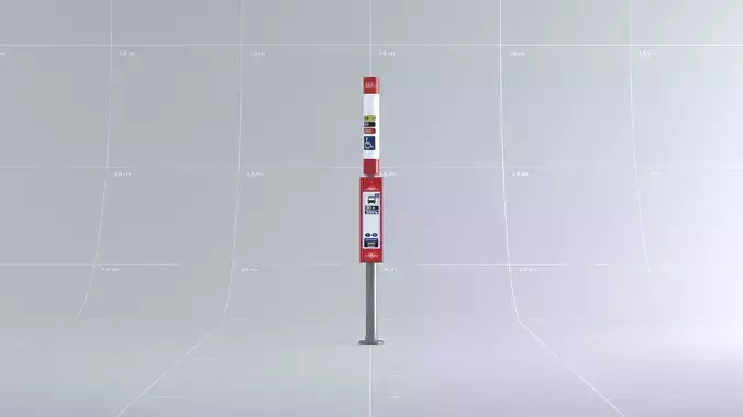 Toronto Bus Stop 03 3D model