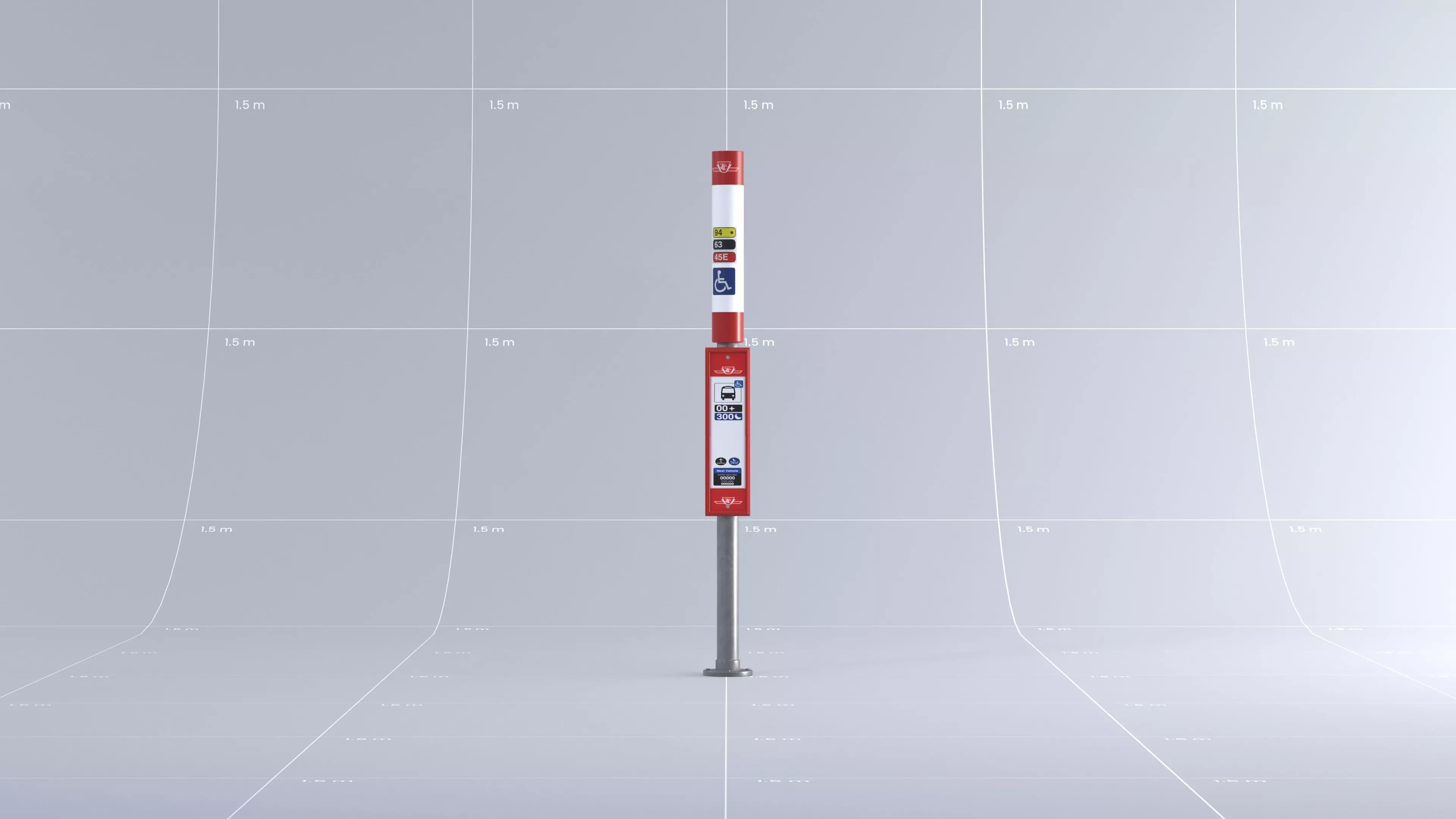 Toronto Bus Stop 03 3D model_0