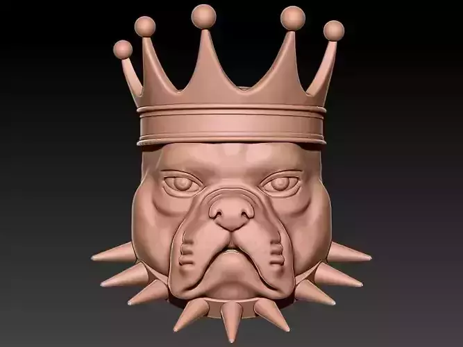 Crown Bull Dog 3D mODEL