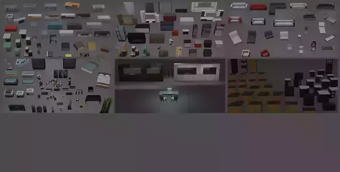 190 ArchViz Game Assets