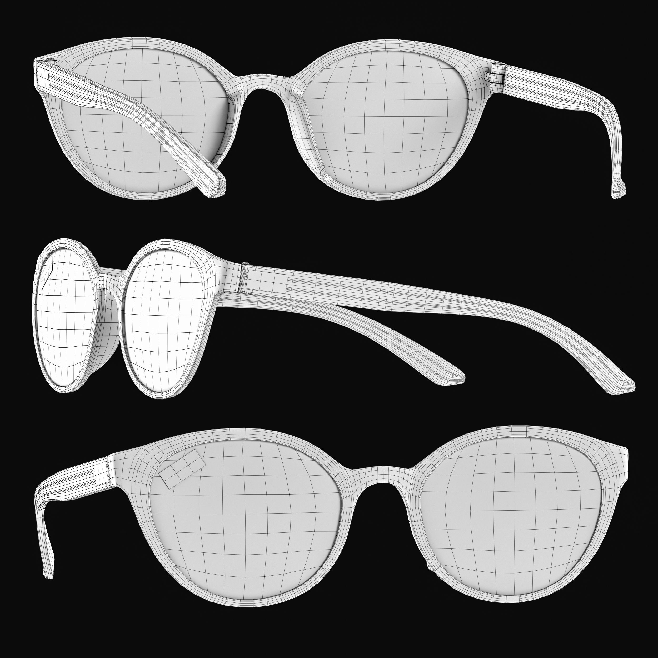 Glasses 03 3D model_4