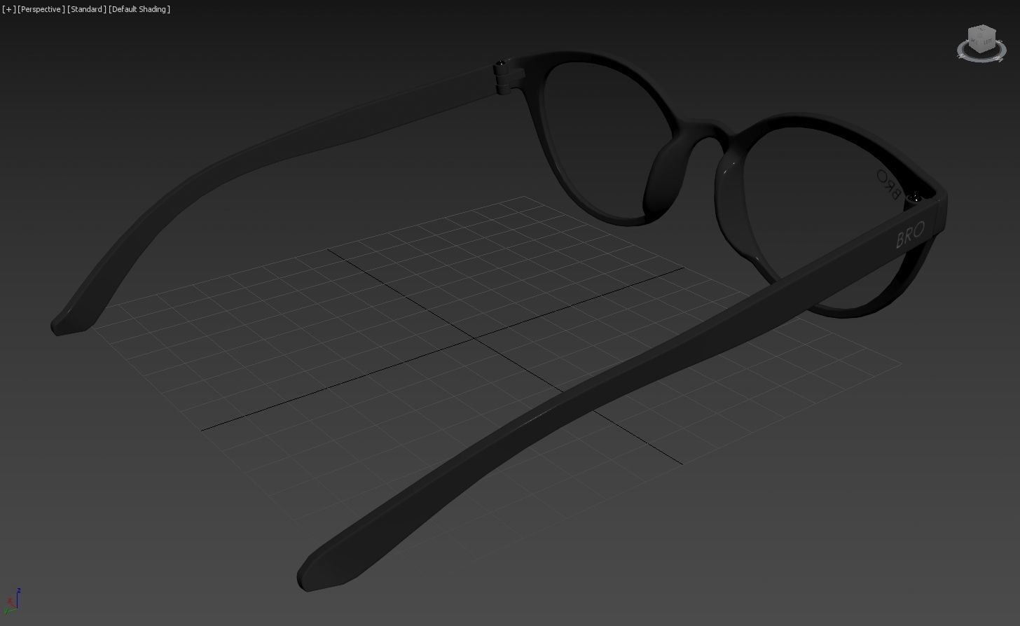 Glasses 03 3D model_6