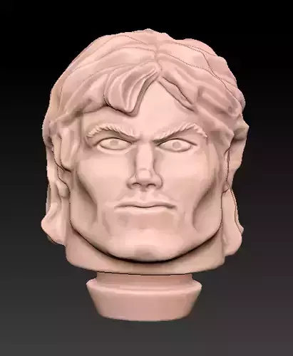 he-man head laser light