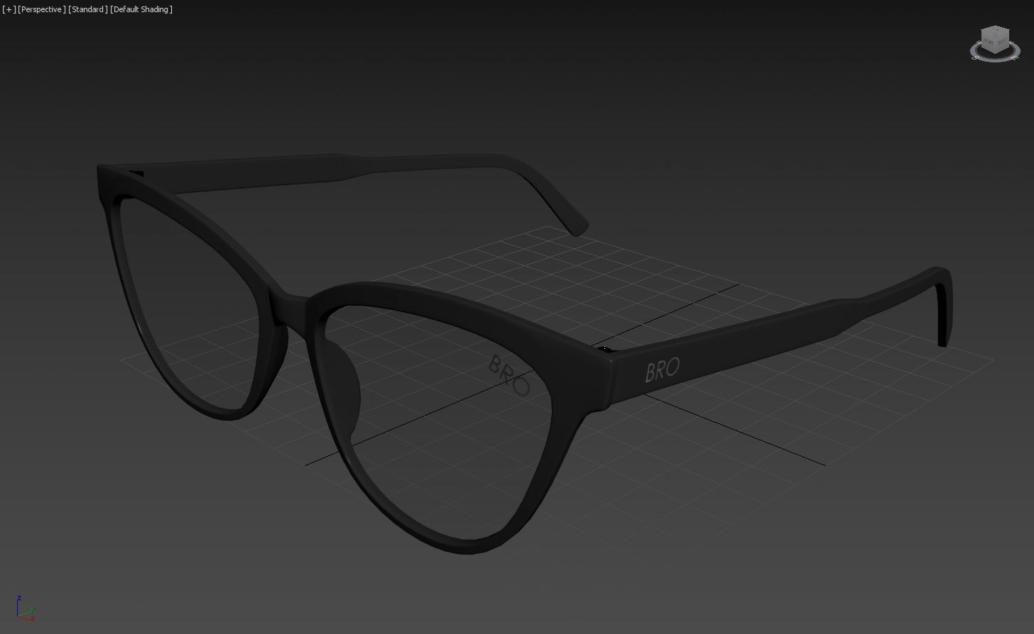 Glasses 04 3D model_4