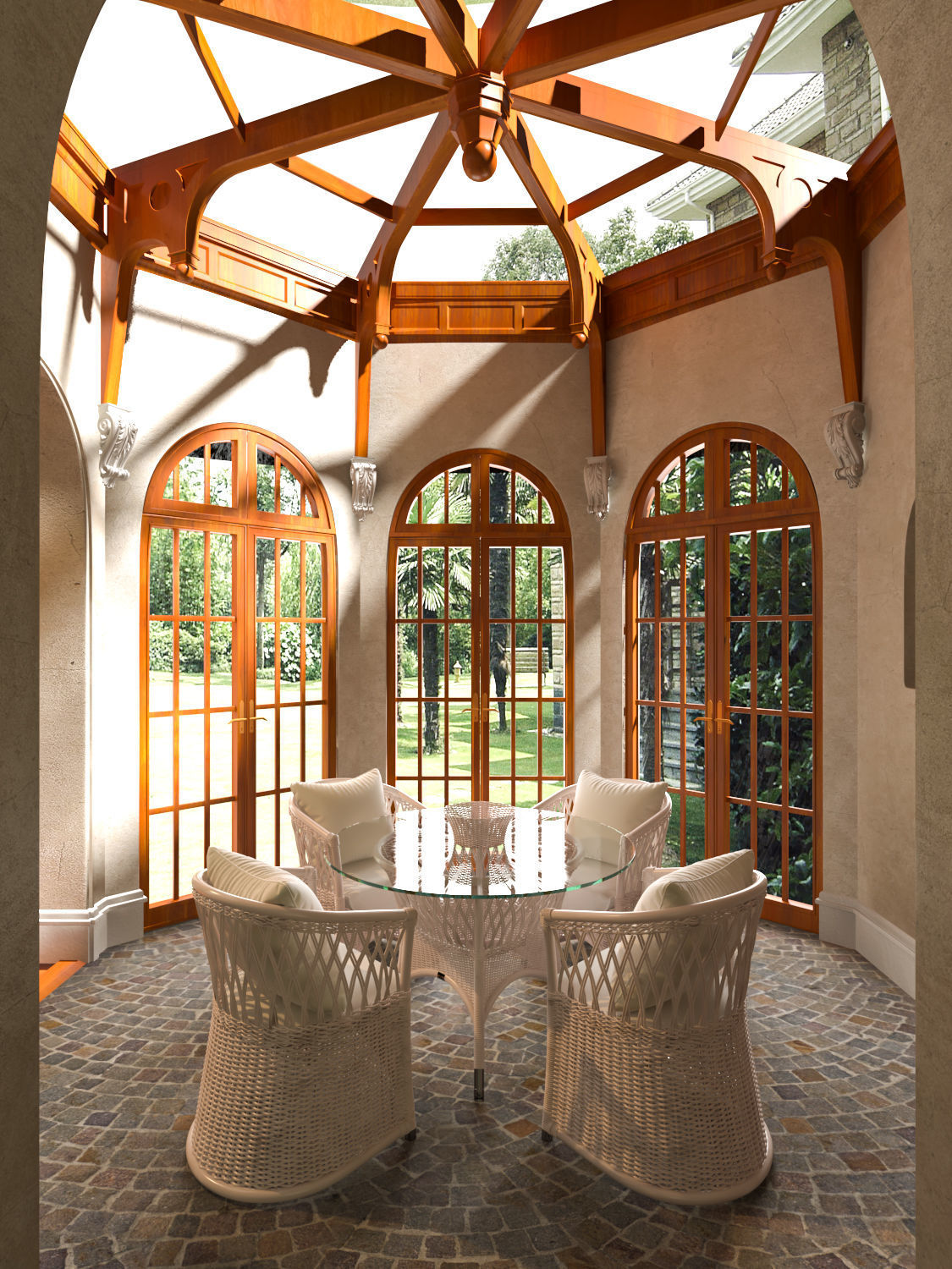 Sun Glass Room 3D model_1