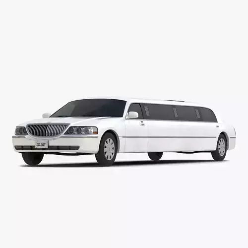 Generic Limousine White Simple Interior